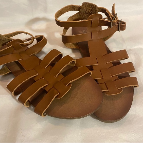 Brown Gladiator Sandal - Picture 3 of 5